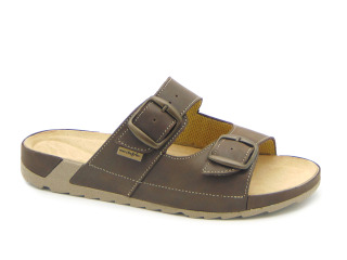 MEDISTYLE Zdravotní pánský pantofel hnědý Erik 5E-J14 